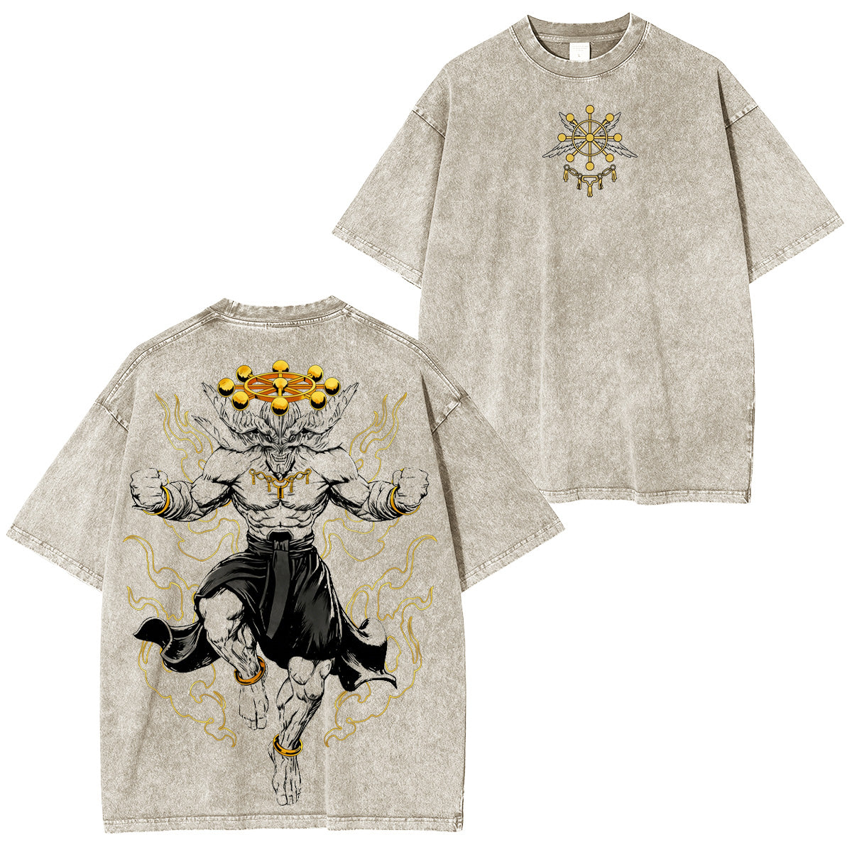 Mahoraga Jujutsu Kaisen Washed T-shirt/Crewneck/Hoodie