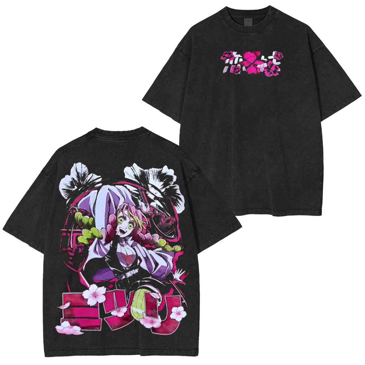 Mitsuri Kanroji Demon Slayer Washed T-shirt/Crewneck/Hoodie