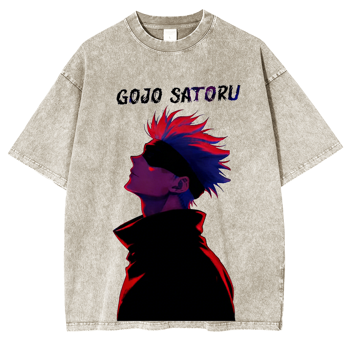 Gojo Satoru Jujutsu Kaisen Washed T-shirt