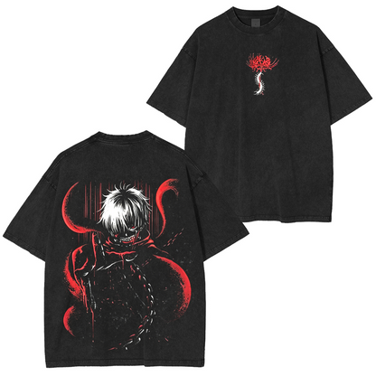 Tokyo Ghoul Vintage Polera Unisex Lavada