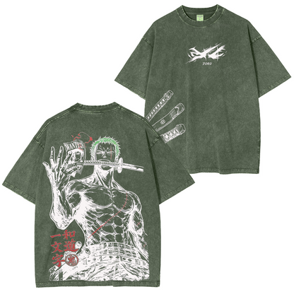 One Piece Washed T-shirt/Crewneck/Hoodie