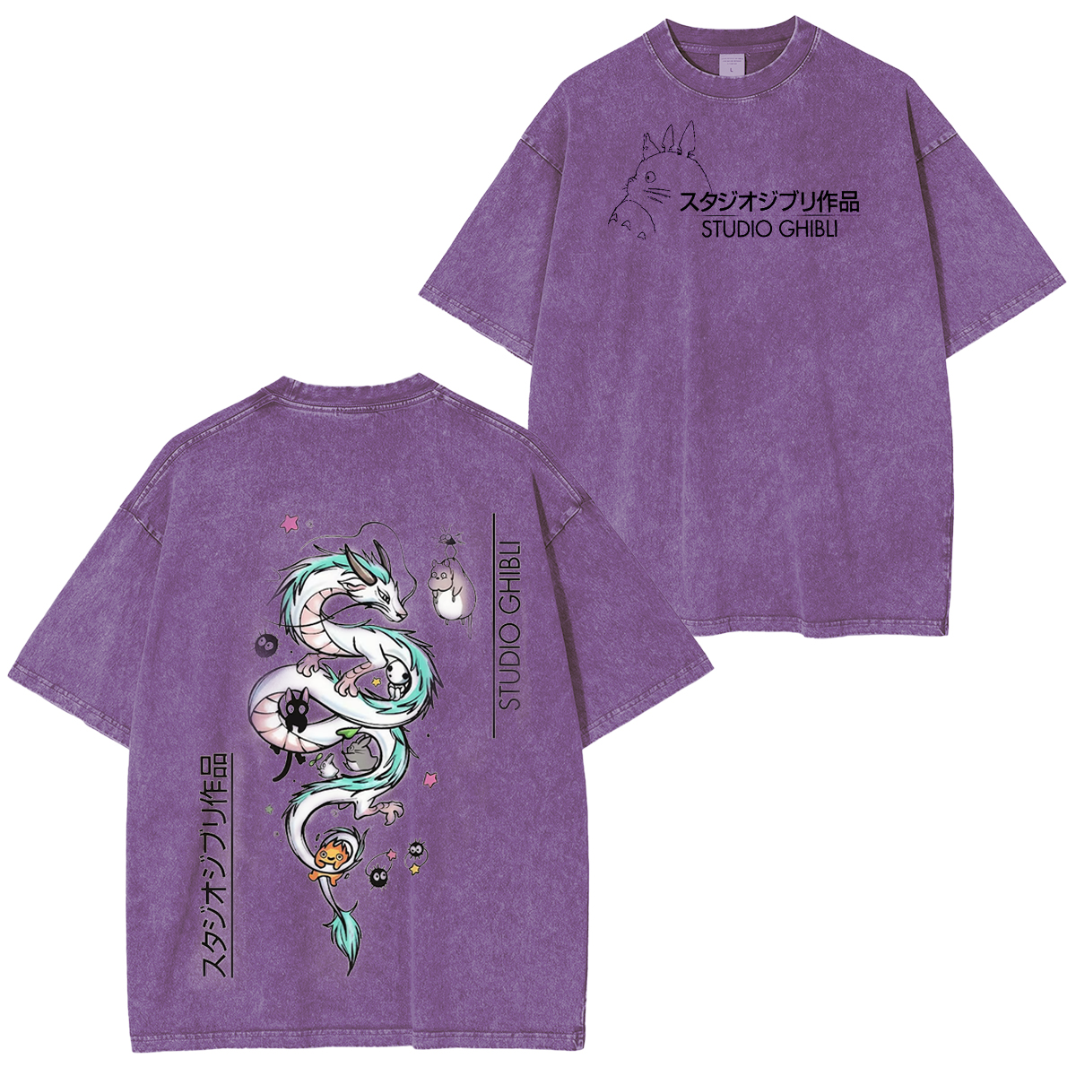 Studio Ghibli Washed T-shirt/Crewneck/Hoodie