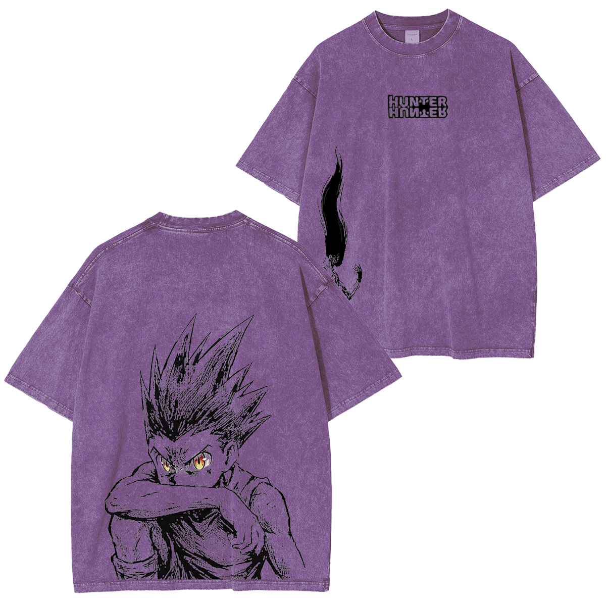 Hunter x Hunter Gon Freecss Printed Polera Unisex Lavada
