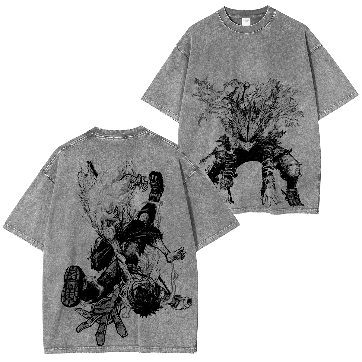 My Hero Academia Polera Lavada Vintage