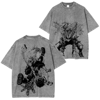 My Hero Academia Polera Lavada Vintage