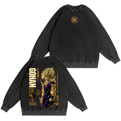 Teen Gohan Dragon Ball Vintage Unisex Washed T-shirt/Crewneck/Hoodie
