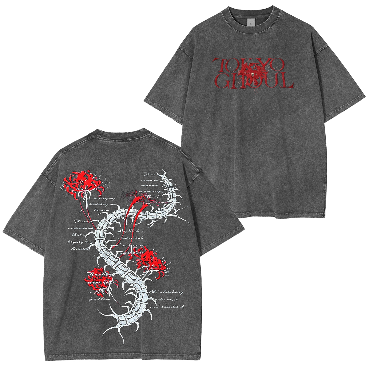 Tokyo Ghoul Anime Polera Lavada