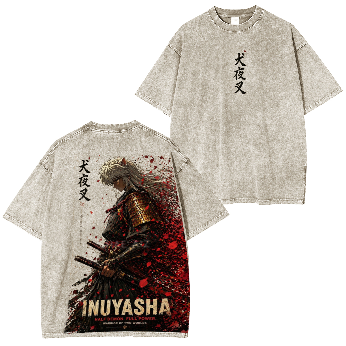 Inuyasha Polera Lavada