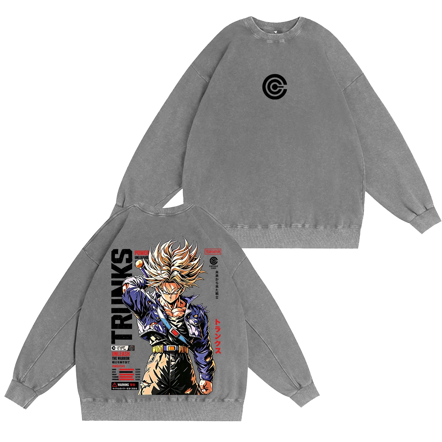 Future Trunks Dragon Ball Vintage Unisex Washed T-Shirt