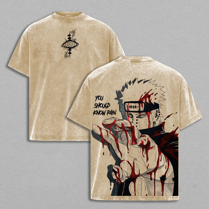 Rinnegan NarutoShippuden Akatsuki Polera Vintage