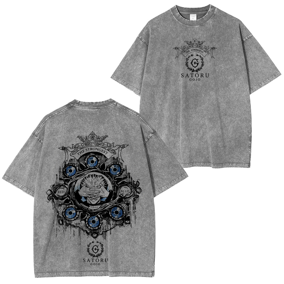 Jujutsu Kaisen :Satoru Gojo washed T-shirt/Crewneck/Hoodie