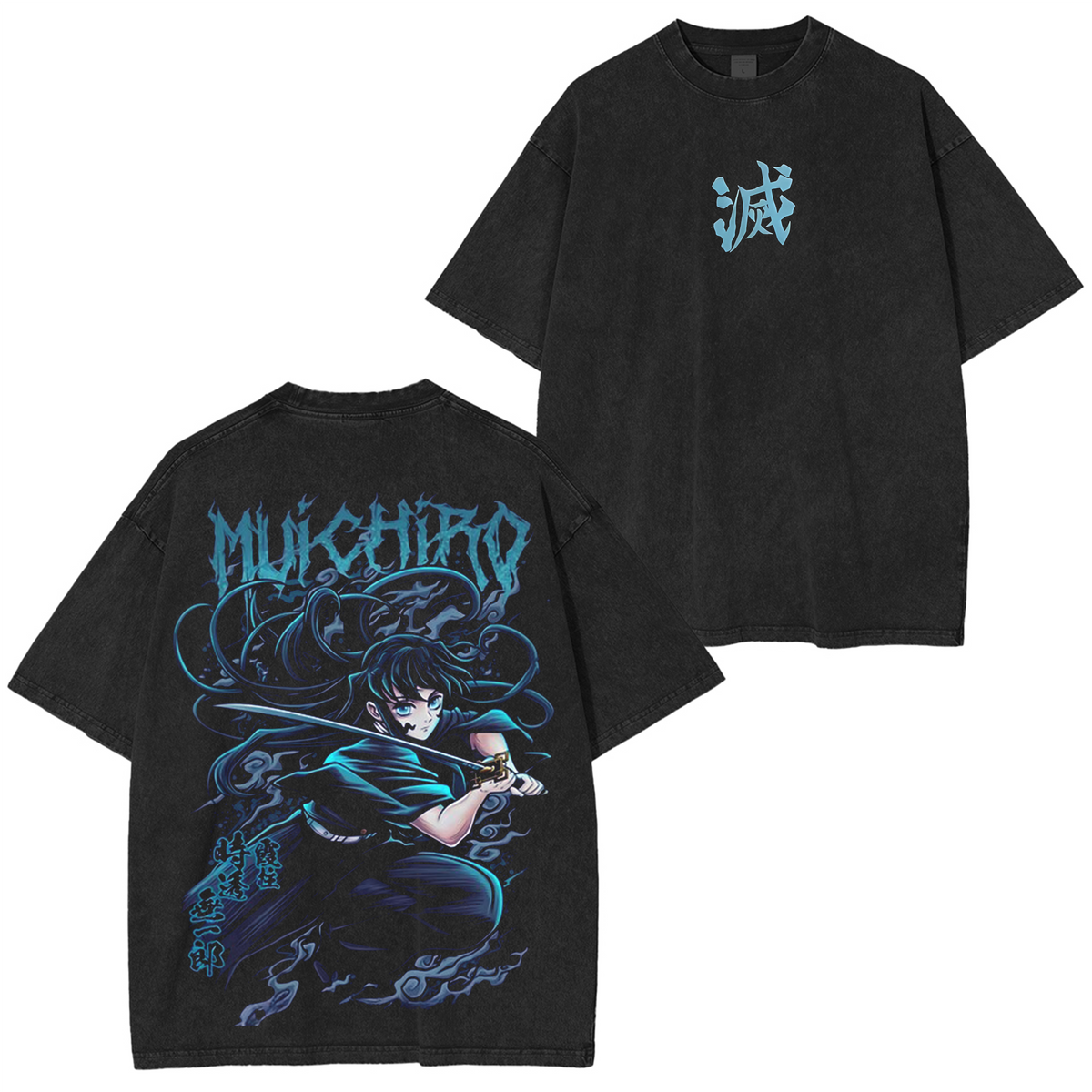 Demon Slayer Muichiro Tokito Anime Polera