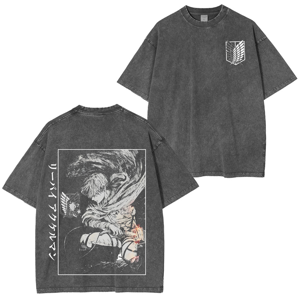 Attack On Titan Anime Polera