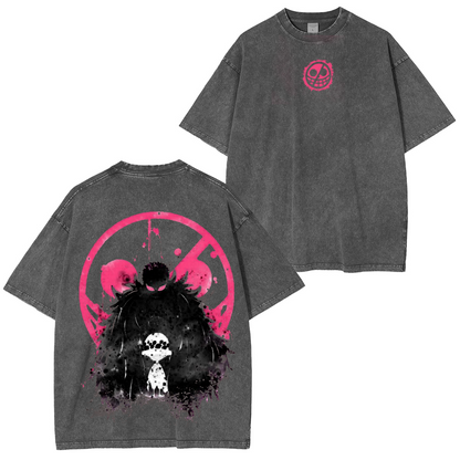 Donquixote Doflamingo Vintage Retro Wash Polera