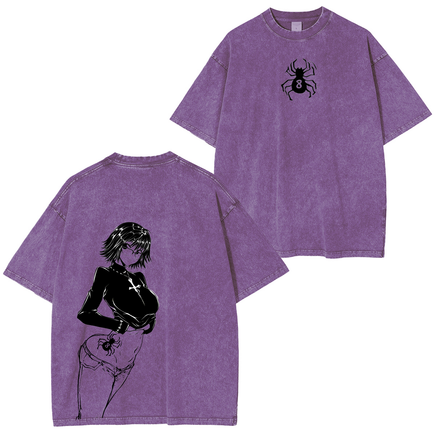 Machi Komachine-HunterXHunter Vintage Unisex Washed T-Shirt