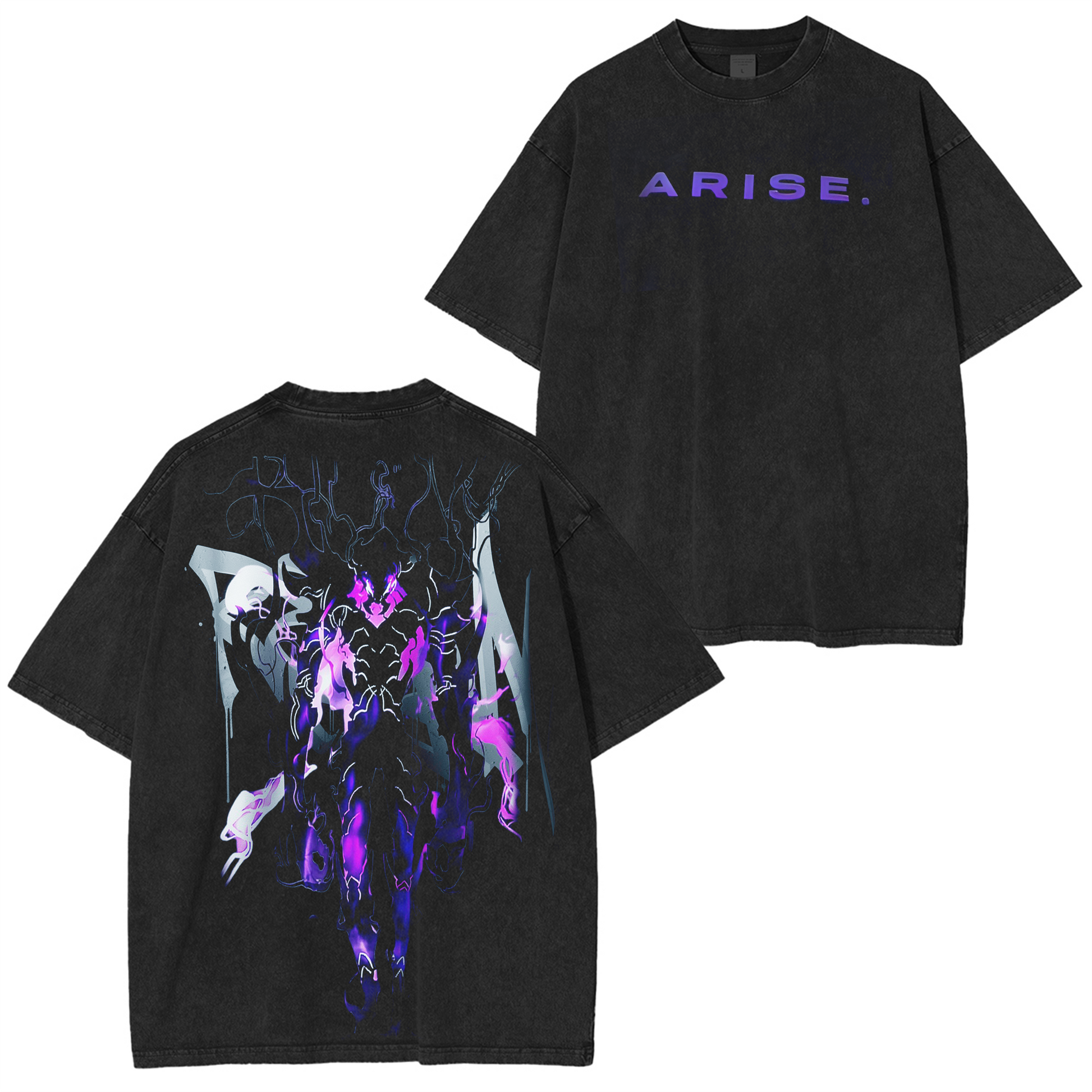 Solo Leveling Unisex Washed T-Shirt