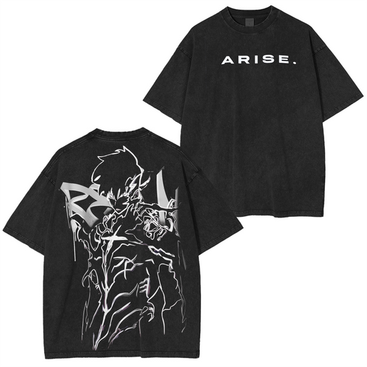 Sung Jinwoo-Solo Leveling Vintage Oversize Tee