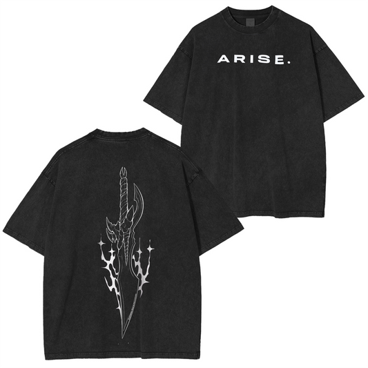 Solo Leveling Oversize Unisex Washed T-Shirt
