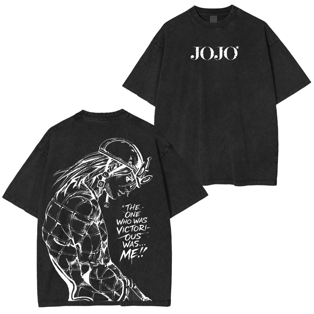 JoJo's Bizarre Adventure Vintage washed T-shirt/Crewneck/Hoodie