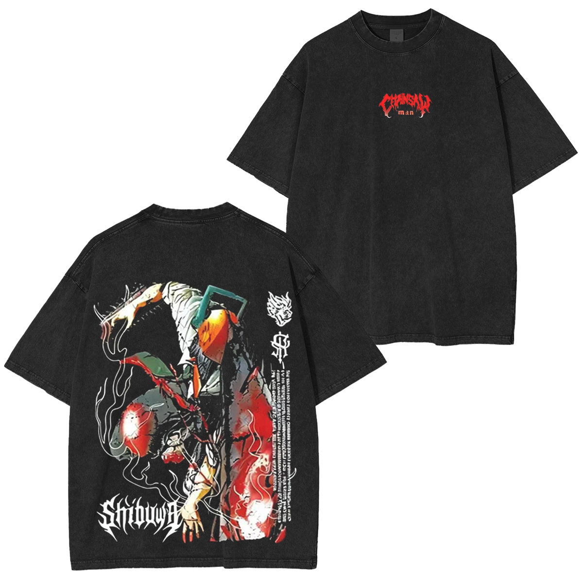 Chainsaw Man Vintage Washed Unisex T-Shirt