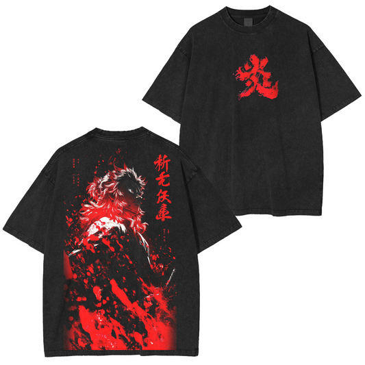 Demon Slayer Vintage Washed T-shirt/Crewneck/Hoodie