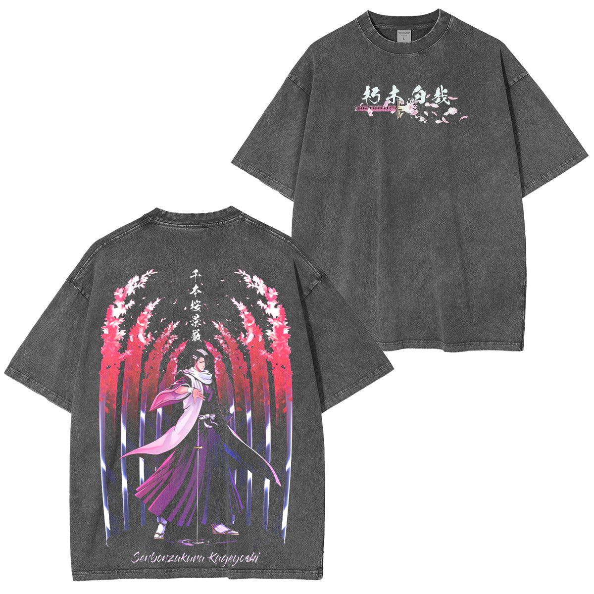 BLEACH :Byakuya Kuchiki Polera Lavada Vintage