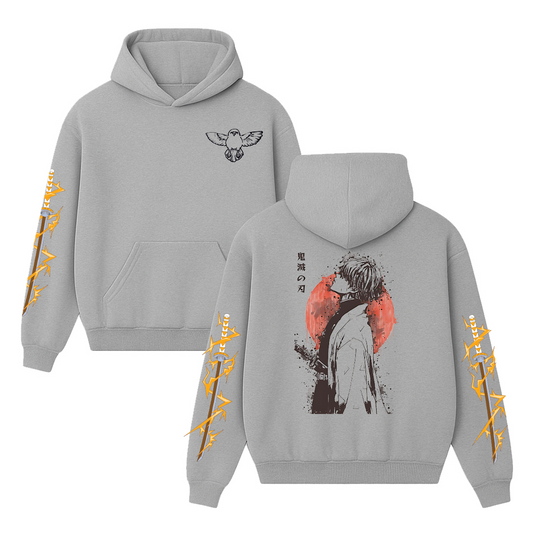 Zenitsu Demon Slayer Anime Unisex Crewneck Sweatshirt