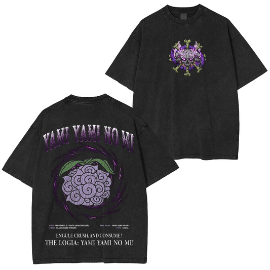 Gomu Gomu No Mi-One Piece Vintage Washed T-shirt/Crewneck/Hoodie
