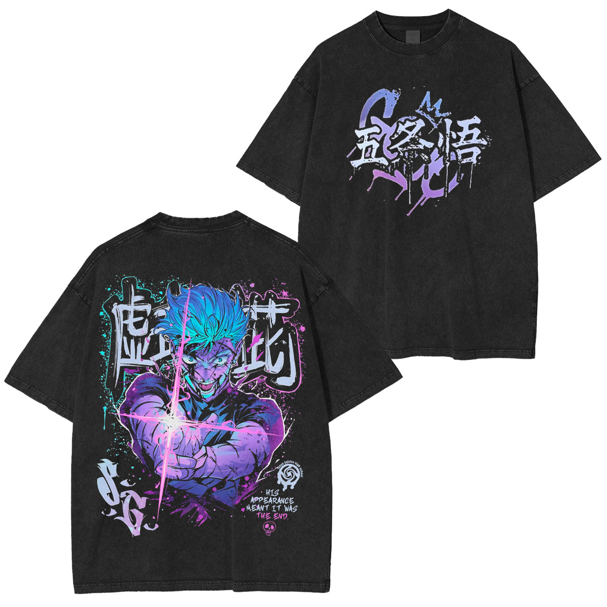 Jujutsu Kaisen Vintage Washed T-shirt/Crewneck/Hoodie