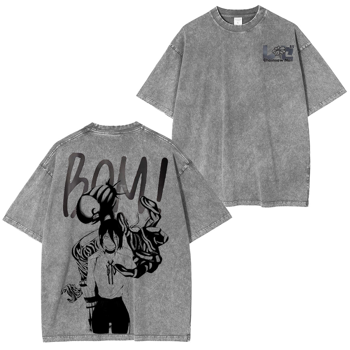 Chainsaw Man Vintage Washed T-shirt/Crewneck/Hoodie
