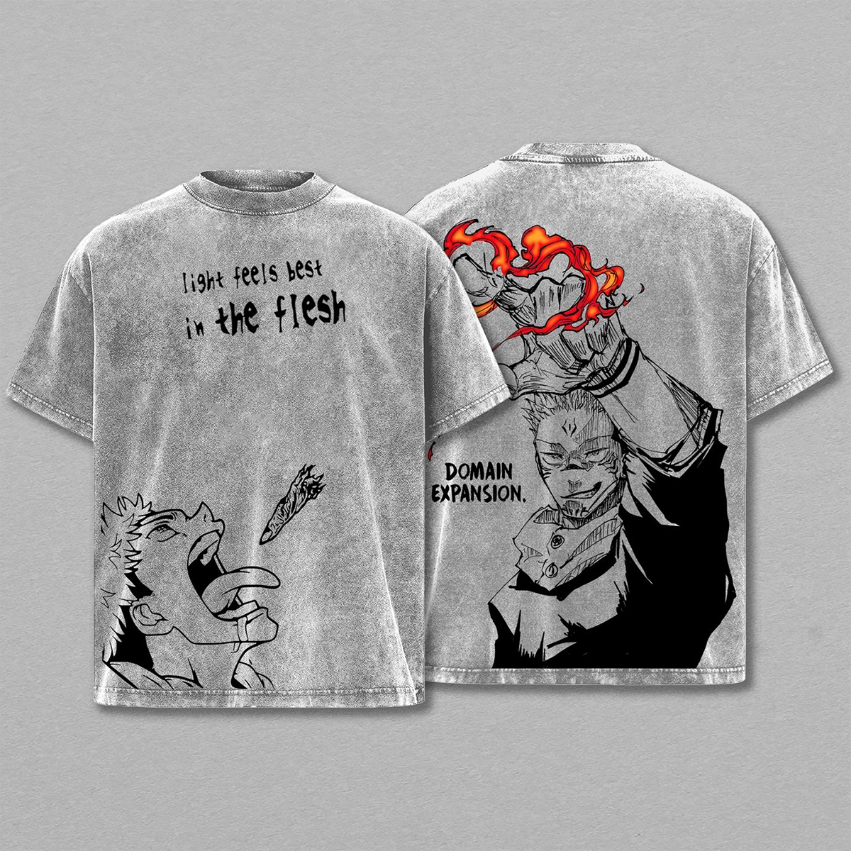 Jujutsu Kaisen Washed T-shirt/Crewneck/Hoodie