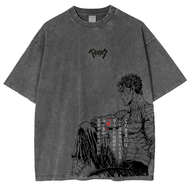 Berserk Gus Vintage Washed Unisex Polera