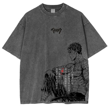 Berserk Gus Vintage Washed Unisex Polera
