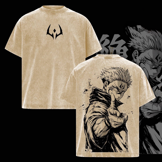 Jujutsu Kaisen Sukuna Polera Lavada