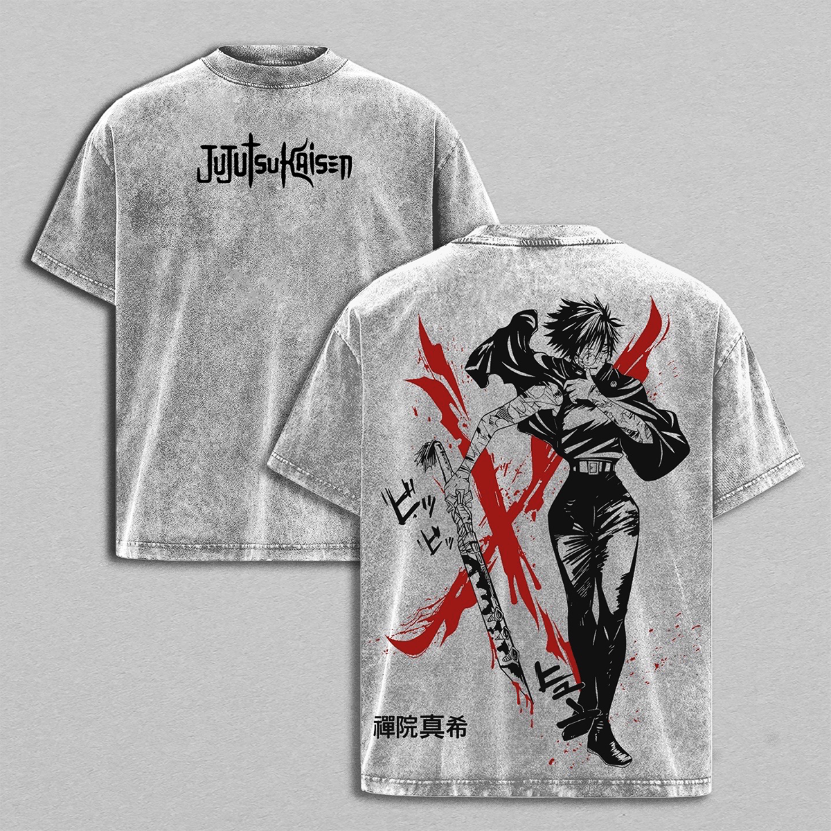 Maki Zenin Jujutsu Kaisen Washed T-shirt/Crewneck/Hoodie