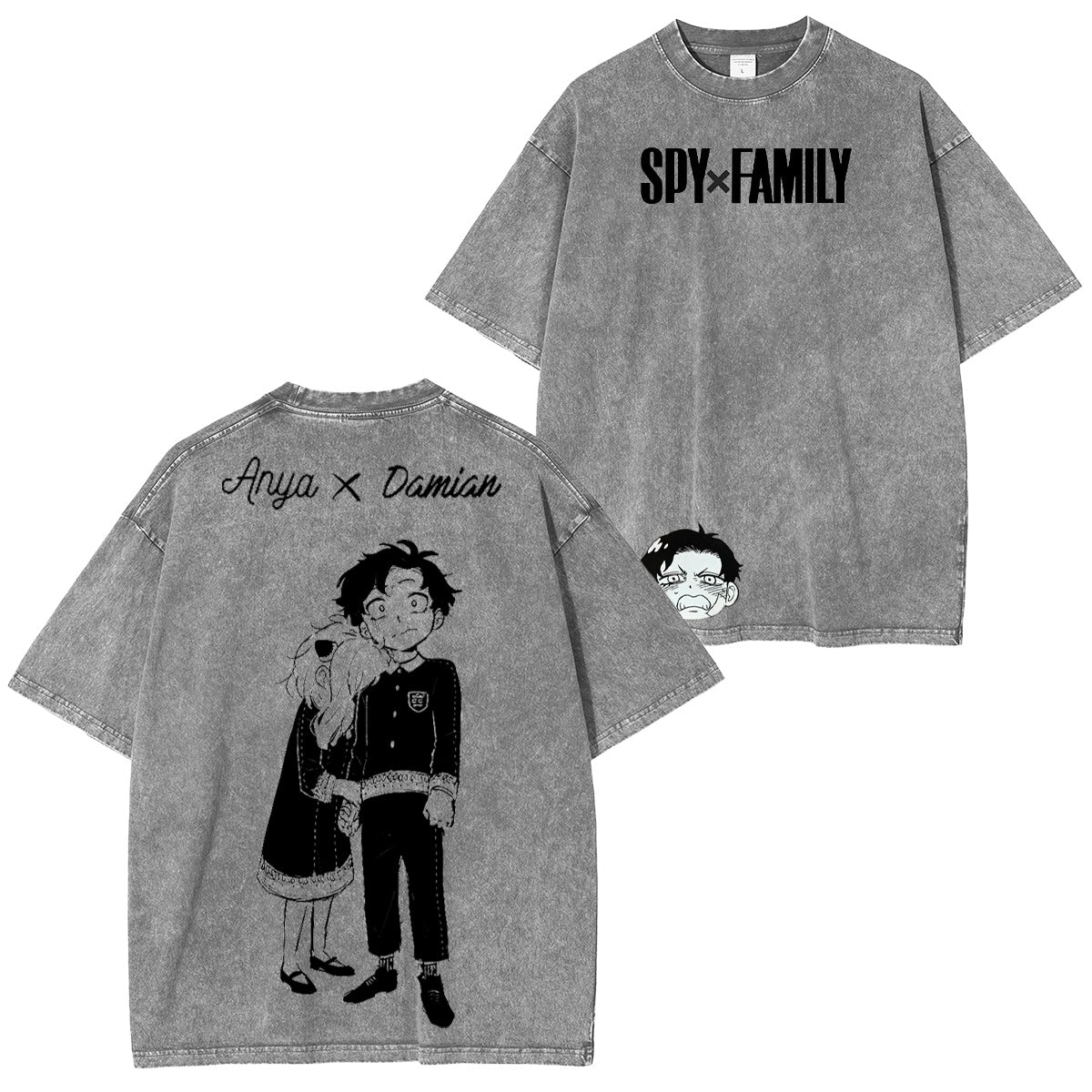 Damian Desmond x Anya Forger Vintage Washed T-shirt/Crewneck/Hoodie