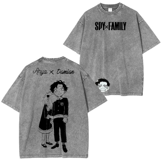 Damian Desmond x Anya Forger Vintage Washed T-shirt/Crewneck/Hoodie