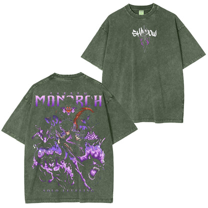 Solo Leveling Vintage Washed T-shirt/Crewneck/Hoodie