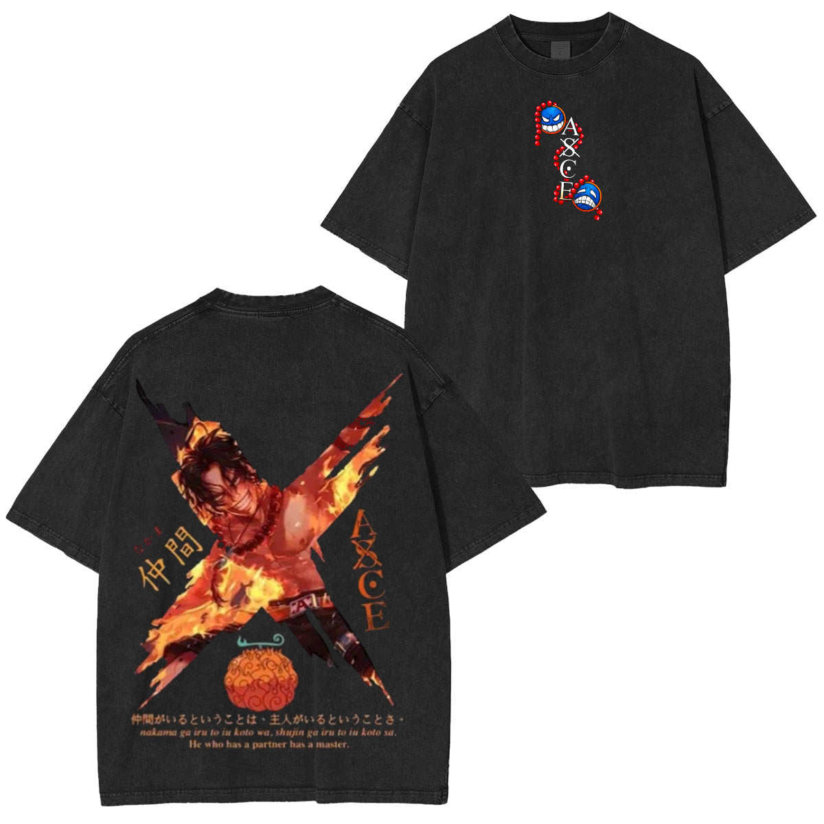 One Piece Vintage Washed T-shirt/Crewneck/Hoodie
