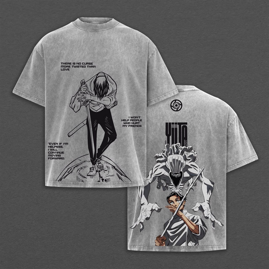 Jujutsu Kaisen Vintage Washed T-shirt/Crewneck/Hoodie