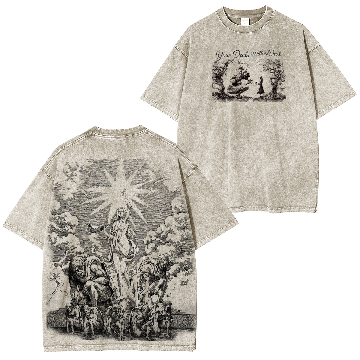 Attack on Titan Vintage Washed T-shirt/Crewneck/Hoodie