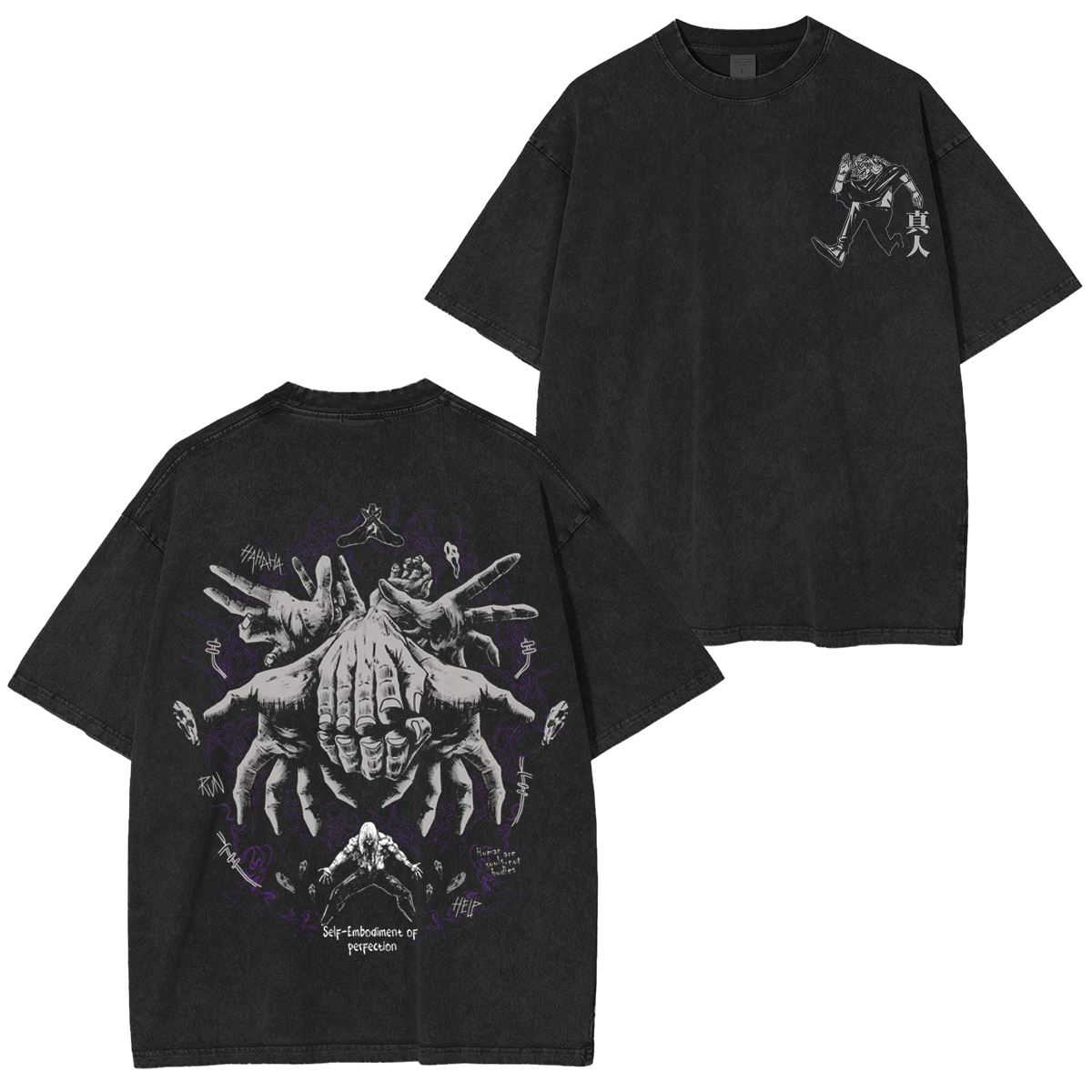 Jujutsu Kaisen Vintage Washed T-shirt/Crewneck/Hoodie