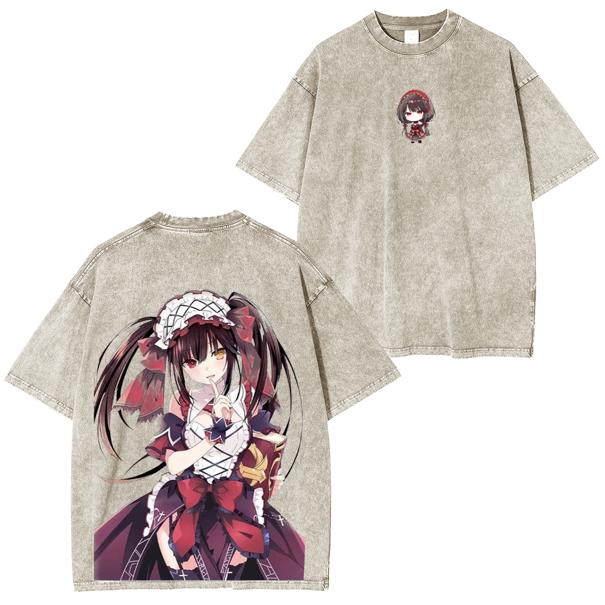 Date A Live Anime Vintage Washed T-shirt/Crewneck/Hoodie