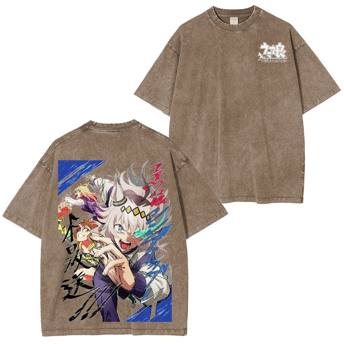 Umamusume Pretty Derby Vintage Washed T-shirt/Crewneck/Hoodie