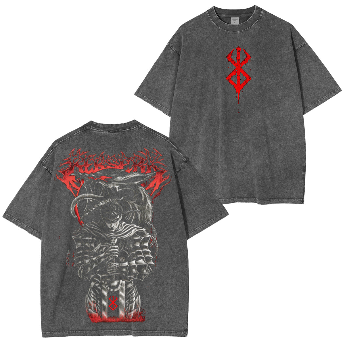 Guts Berserk Polera Lavada