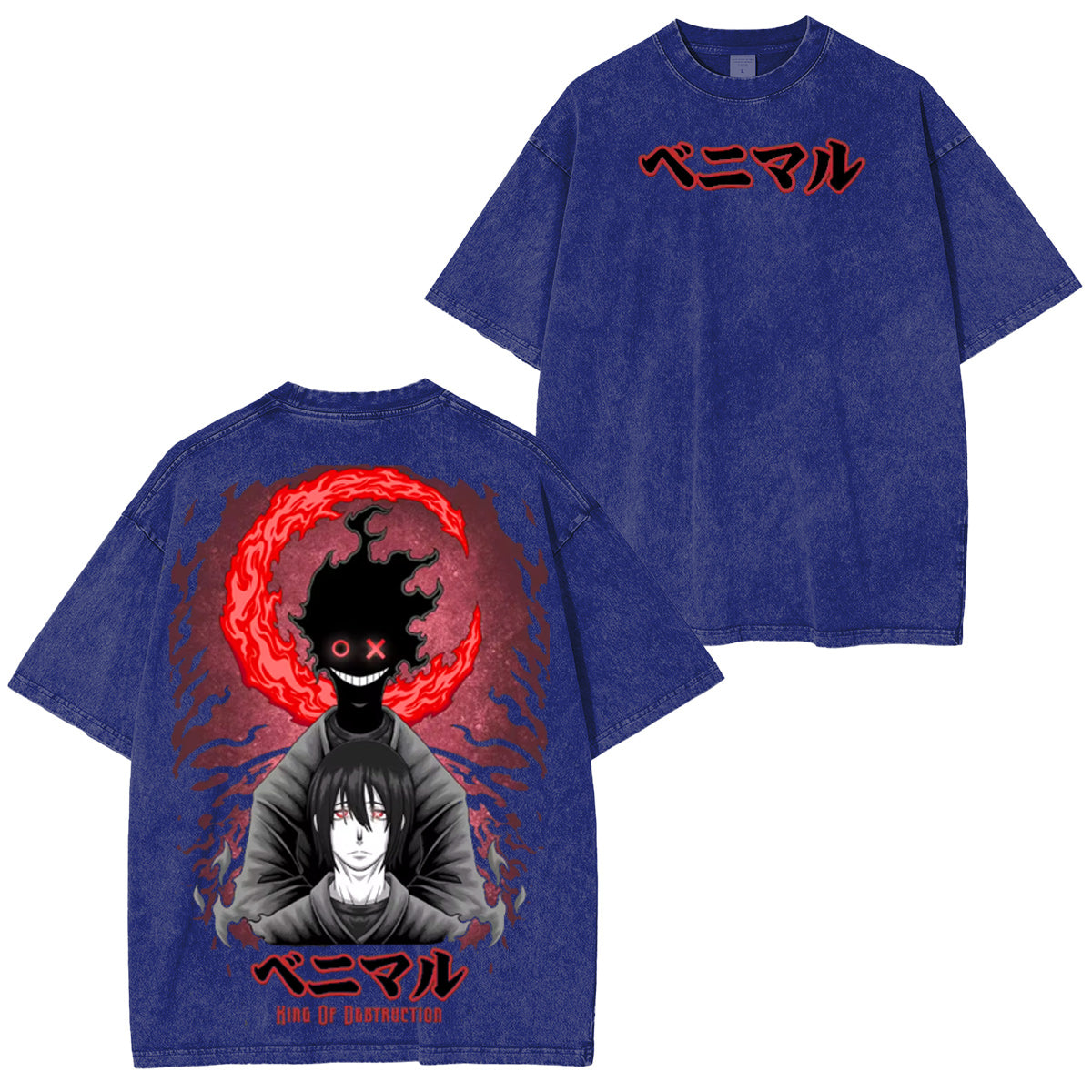Benimaru Fire Force Washed T-shirt/Crewneck/Hoodie