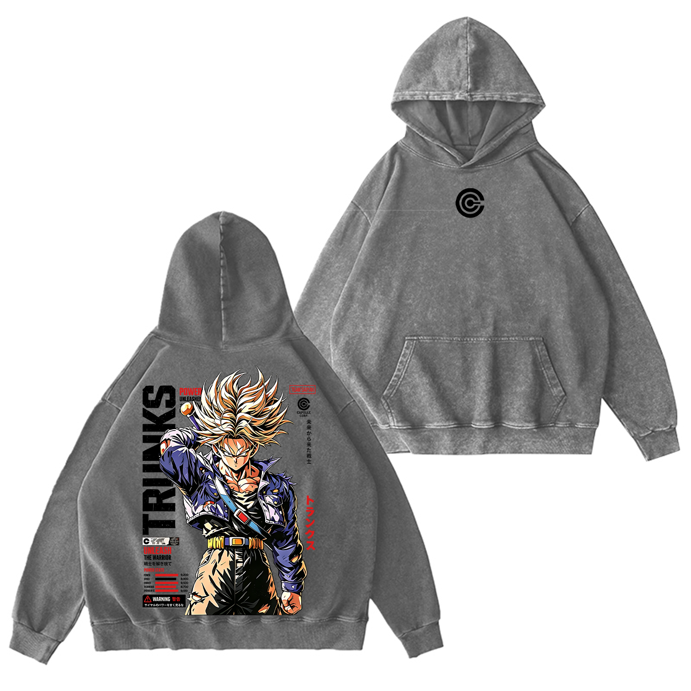 Future Trunks Dragon Ball Vintage Unisex Washed T-Shirt