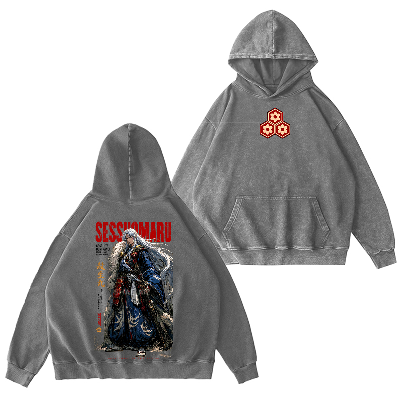 Inuyasha Sesshomaru Unisex Washed T-shirt/Crewneck/Hoodie