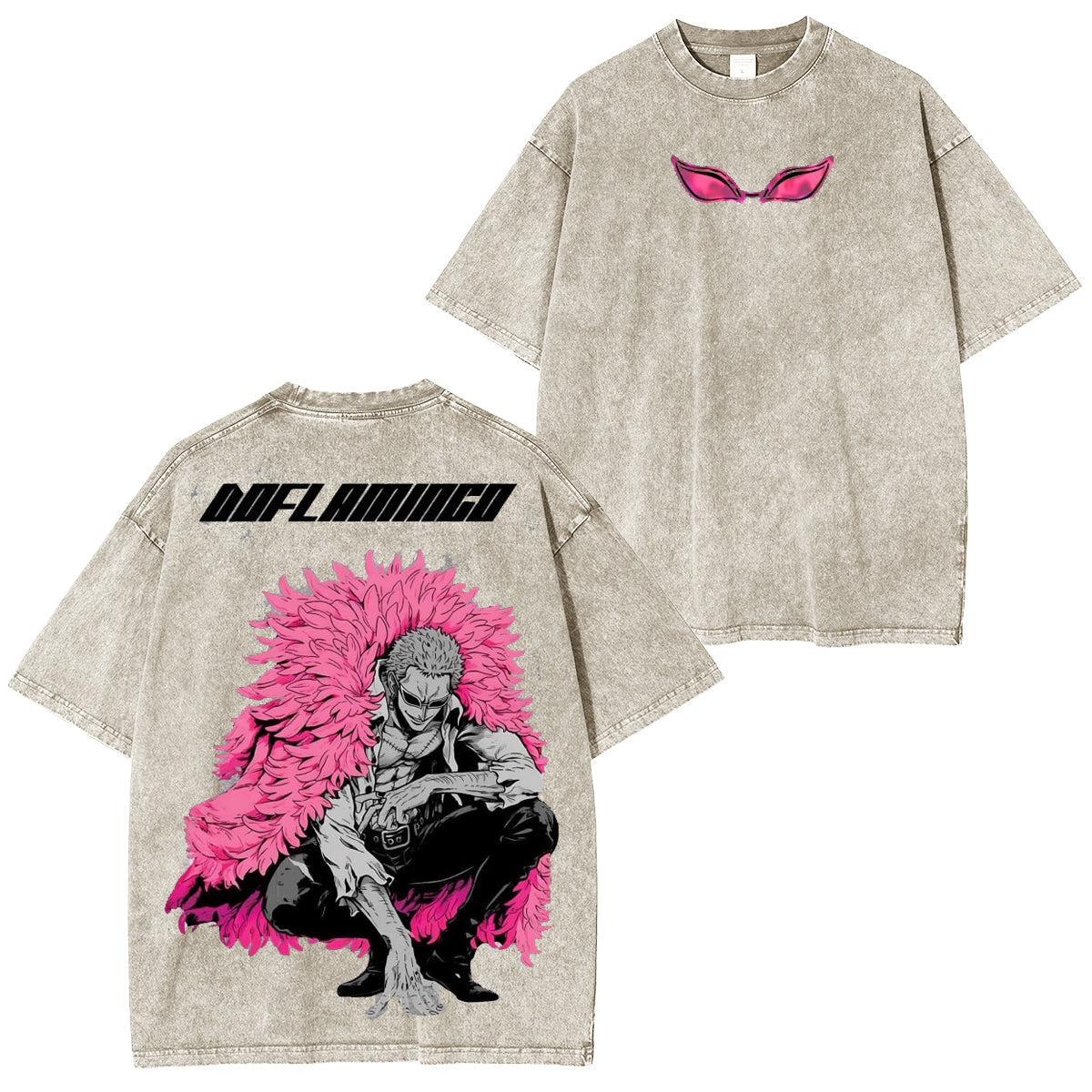 Donquixote Doflamingo:One Piece Rule your world in true Doffy style Vintage Washed Unisex T-Shirt