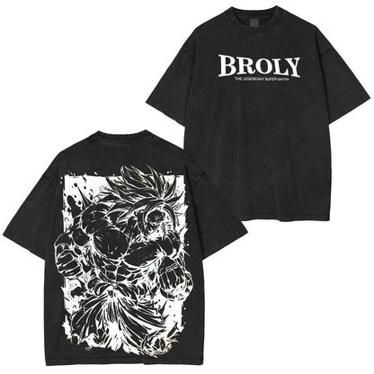 DRAGON BALL： Broli Polera Lavada Vintage